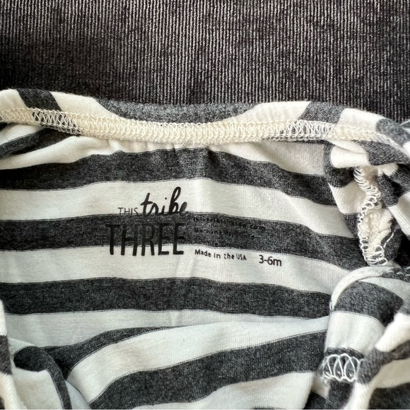 This Tribe of Three Flutter Sleeve Leotard Size 3-6 Months - Picture 2 of 4